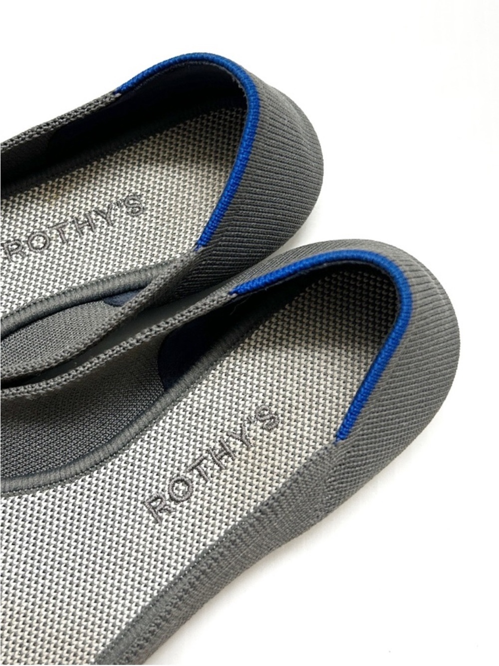 Rothy’s The Point pointed toe flats dark gray classic size 9 - Picture 5 of 7